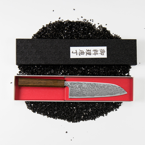 Tsunehisa AUS10 Nami Nóż Santoku 16,5 cm