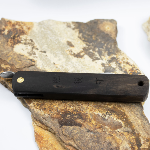Nóż kieszonkowy Higonokami Kanekoma Drewno Kurogaki VG-10 8 cm
