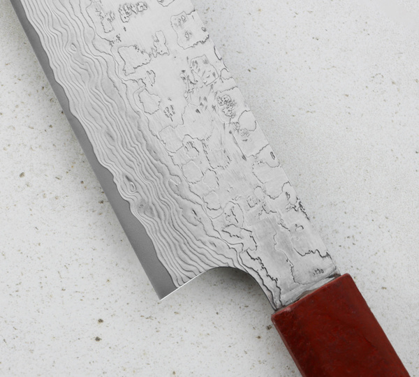 Hatono VG-10 Oktagon Nóż Bunka 16,5 cm Red