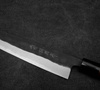 Shiro Kamo Aogami #2 Black Nóż Sujihiki 27 cm