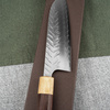 Yoshimi Kato SGSTRIX Kuro V-Tsuchi Nóż Santoku 17 cm