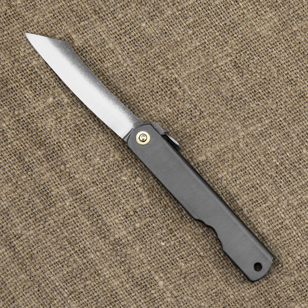 Nóż kieszonkowy Higonokami Kanekoma Mono Black 7,5 cm 