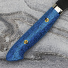 Nigara Hamono SG2 Kurouchi Blue Turquoise Nóż Kiritsuke Gyuto 21 cm
