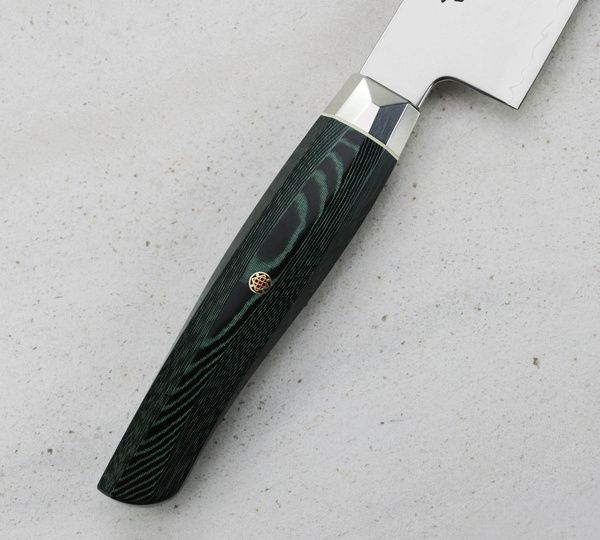 Mcusta Zanmai Green Revolution SPG2 Nóż Kiritsuke Gyuto 23 cm
