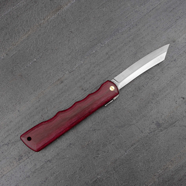 Nóż kieszonkowy Higonokami Kanekoma Woody VG-10 Red 7,5 cm