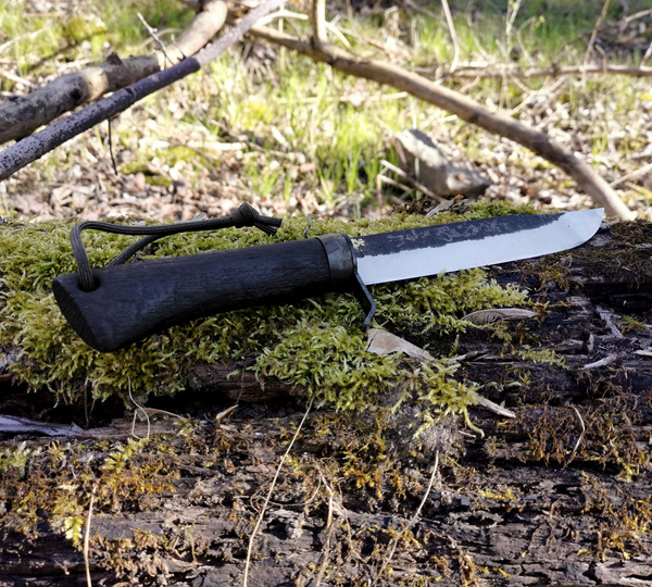 Ikeuchi En Kuro Nóż Outdoor 15 cm