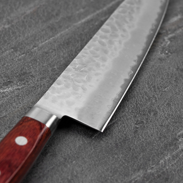 Tsunehisa Aogami Super/SS Migaki Red Nóż Santoku 18 cm