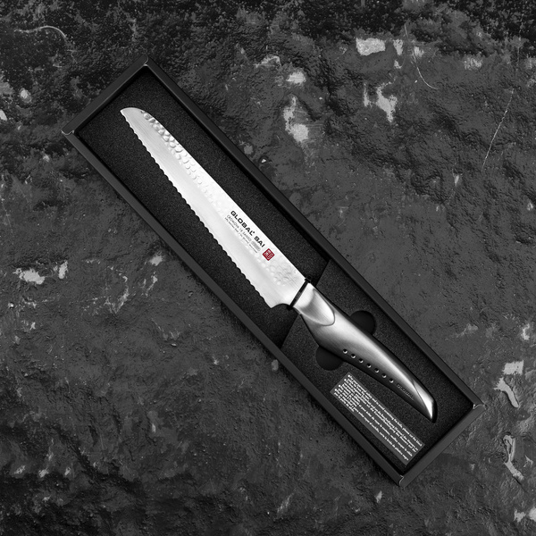 Nóż do pieczywa 17 cm | Global SAI-M04