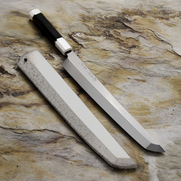 Sakai Takayuki Kageuchi Honyaki Shirogami#2 Nóż Sakimaru 30 cm