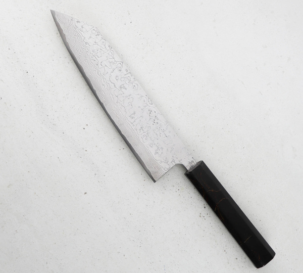 Hatono VG-10 Oktagon Nóż Kiritsuke Gyuto 21 cm Brown
