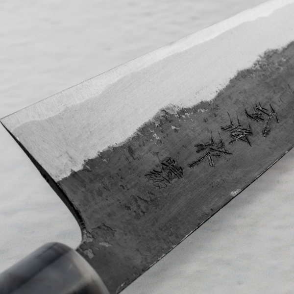Oul Aogami#1 Buho Kuro Nóż Funayuki 16,5 cm