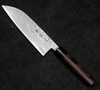 Kajiwara Damascus Aogami#2 Nóż Santoku 16,5 cm