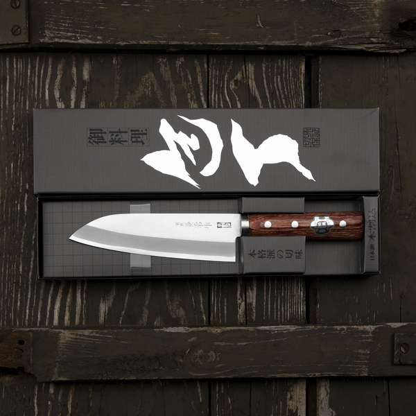 Seki Kanetsune 2000 Shiro-2/SS Nóż Santoku 16,5 cm