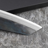 Tsukasa Tokaji Shirogami#1/Iron Kurouchi Nóż Bunka 18 cm