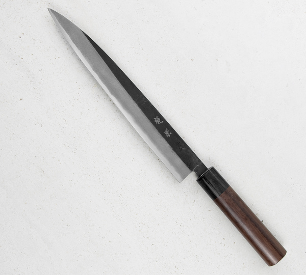 Kajiwara Kurouchi Aogami#2 Nóż Sujihiki 24 cm