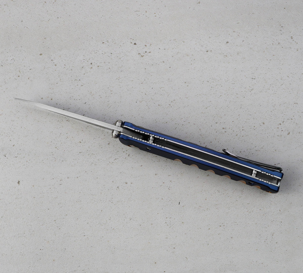 Nóż składany Mcusta Katana VG-10 Blue/Orange 8,5 cm
