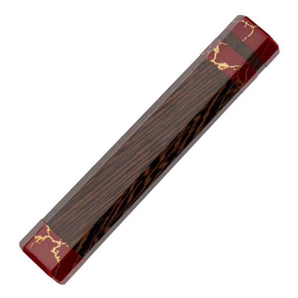 Japońska Rękojeść Oktagonalna Wasabi Red/Gold 14 cm