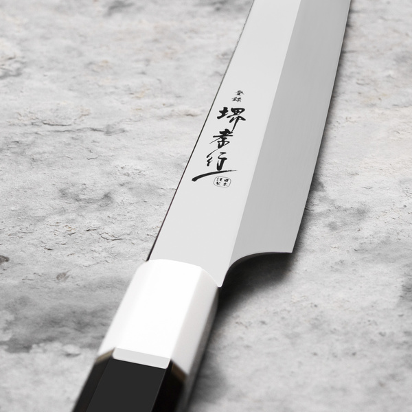 Sakai Takayuki Ginryu Honyaki SW Nóż Kengata Yanagiba 27 cm