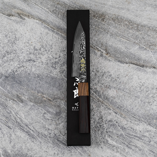 Hatono SG2 Damascus Black Dye Nóż uniwersalny 13,5 cm
