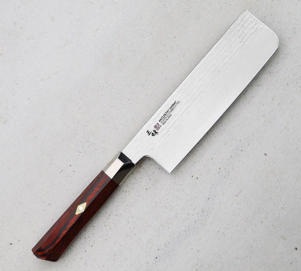 Mcusta Zanmai Supreme Ripple VG-10 Nóż Nakiri 16,5 cm