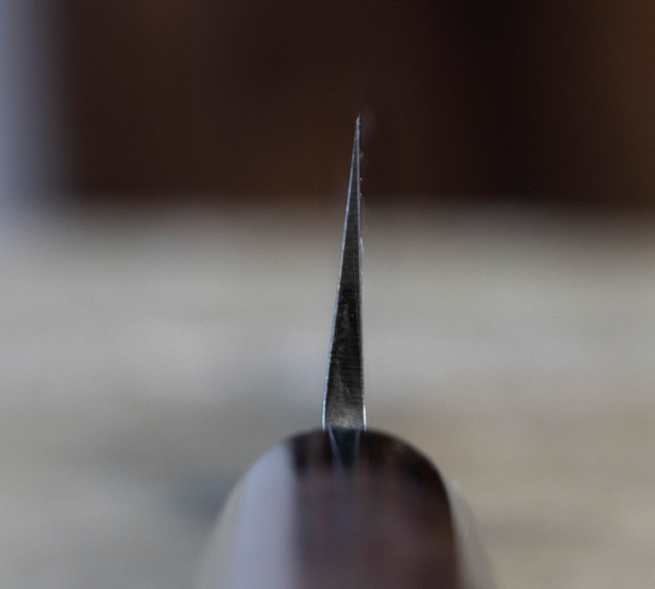 Hideo Kitaoka Nóż Shirogami Satin Yanagi 27 cm