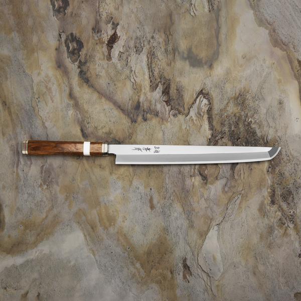 Sakai Takayuki Shiden Silver#3 Nóż Sakimaru 27 cm