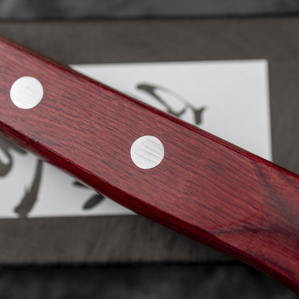Shigeki Tanaka VG-10 Damascus Red Nóż uniwersalny 12 cm