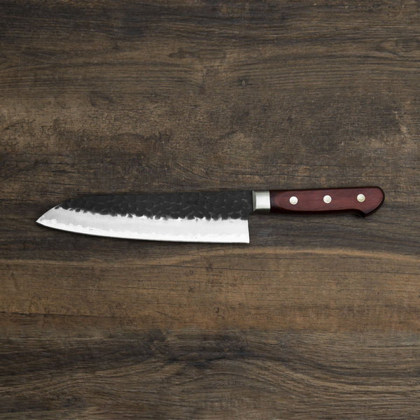 Tsunehisa Aogami Super/SS Kurouchi Red Nóż Santoku 18 cm