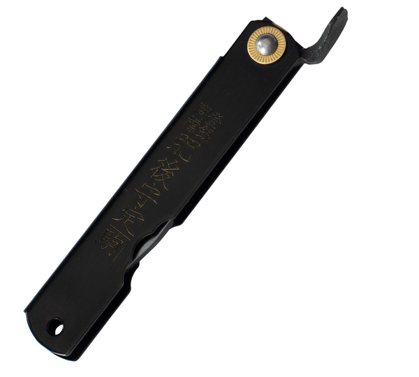 Nóż kieszonkowy Higonokami Sasaha Black 79 mm Shirogami