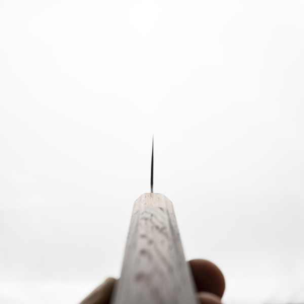 Kenshiro Hatono SG2 Black Dye Nóż Bunka 17 cm