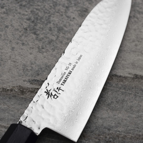 Sakai Takayuki Nanairo VG-10 Blue Nóż Santoku 17 cm