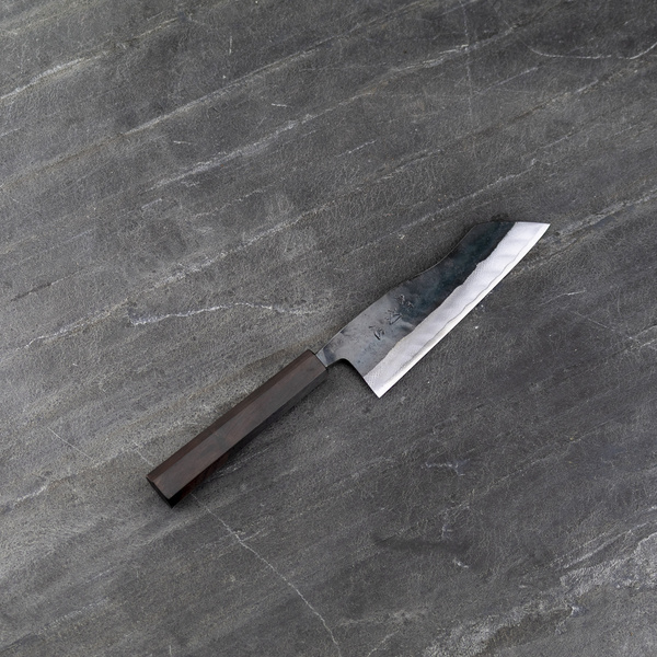 Hatsukokoro Aogami#2/Iron Kurouchi Nóż Hakata 16,5 cm