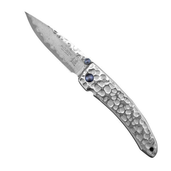 Nóż składany Mcusta Shinra Small Tsuchi Damascus VG-10 6,5 cm