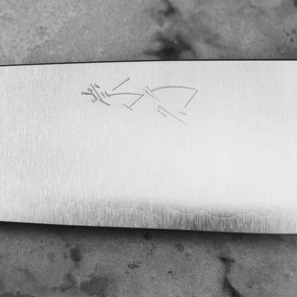 Shibata Koutetsu Aogami Super/SS Nóż Santoku 16,5 cm