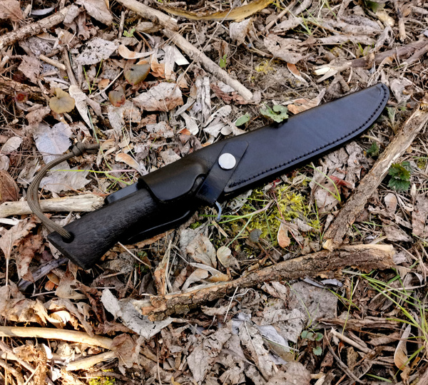 Ikeuchi En Kuro Nóż Outdoor 15 cm