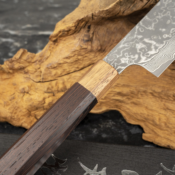 Kenshiro Hatono SG2 Black Dye Nóż Bunka 17 cm