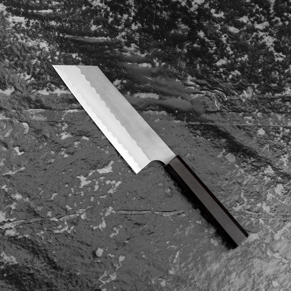 Nigara Hamono Aogami Super/SS Nóż Kiritsuke Nakiri 17 cm