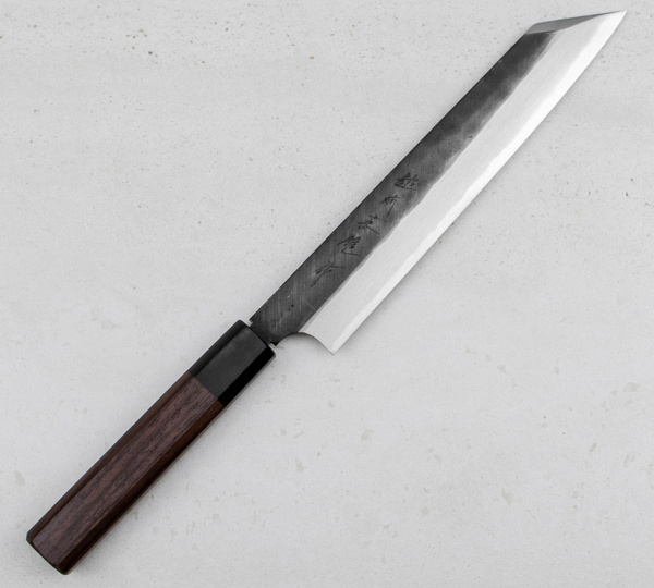 Hideo Kitaoka Shirogami Black Oktagon Nóż Kiritsuke 21 cm