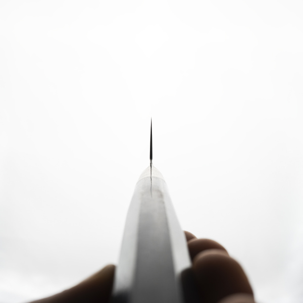 Sakai Takayuki Seigaiha Bohler N685 Damascus Nóż Sujihiki 25 cm