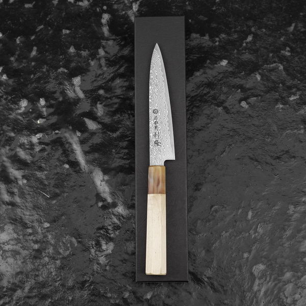 Toshitaka SG2 Black Damascus Nóż uniwersalny 13,5 cm
