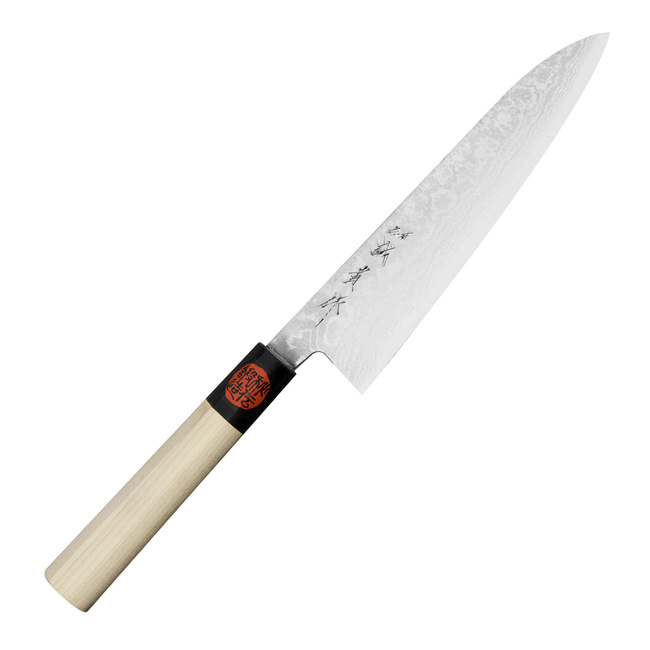 Shigeki Tanaka Aogami #2 Damascus Nóż Szefa kuchni 18 cm