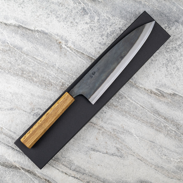 Tsukasa Tokaji Shirogami#1/Iron Kurouchi Nóż Szefa kuchni 21 cm