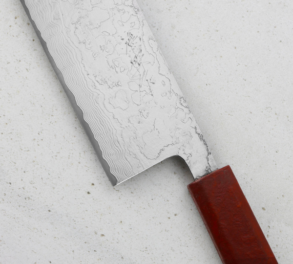 Hatono VG-10 Oktagon Nóz Nakiri 20 cm Red