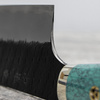 Nigara Hamono SG2 Kurouchi Green Turquoise Nóż Kiritsuke Gyuto 21 cm