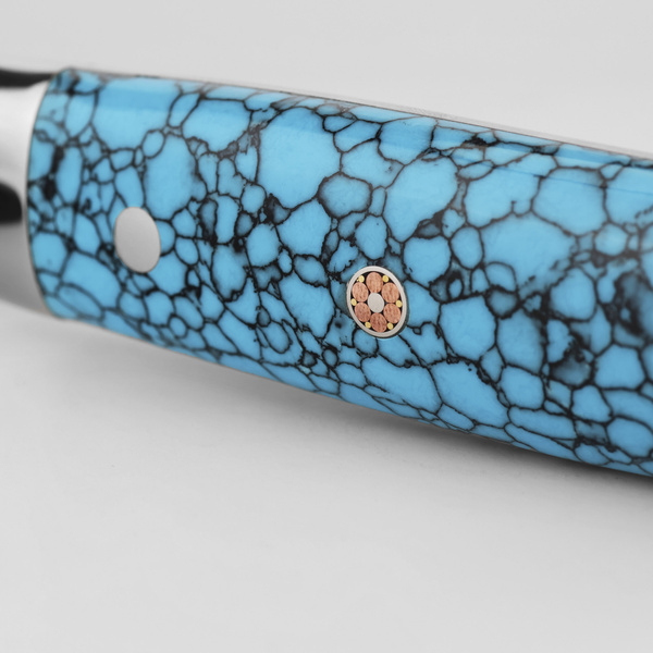Takeshi Saji BTQ R-2 Damascus Nóż Sakimaru 39 cm
