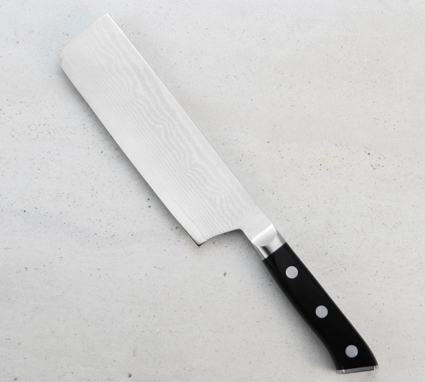 Mcusta Zanmai Classic Damacus VG-10 Nóż Nakiri 18 cm