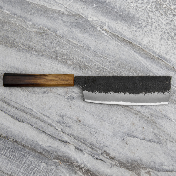 Sakai Takayuki Homura Guren Aogami#2/Iron Kurouchi Nóż Nakiri 18 cm