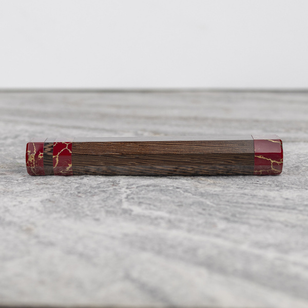 Japońska Rękojeść Oktagonalna Wasabi Red/Gold 14 cm