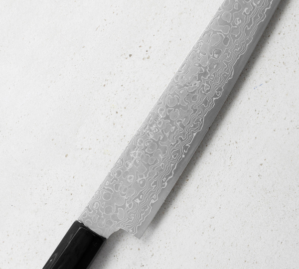 Misuzu Hamono AUS10 Damascus Nóż Sujihiki 24 cm