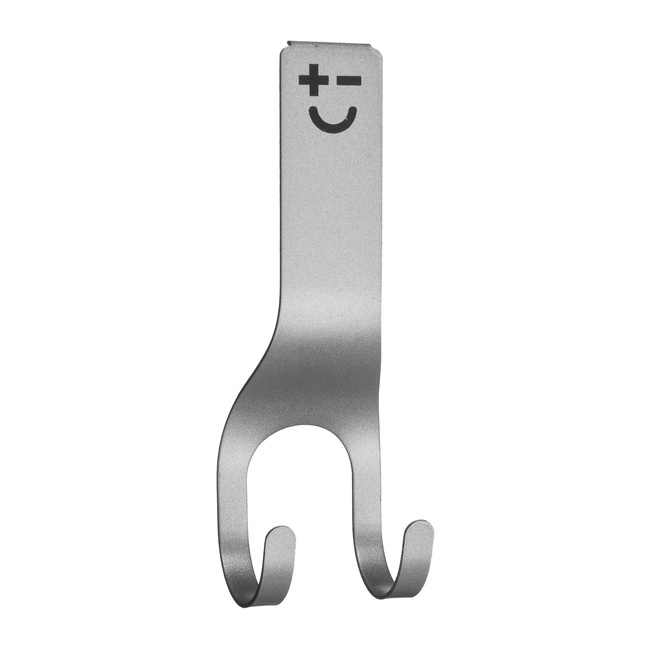 Bisbell haczyk podwójny srebrny